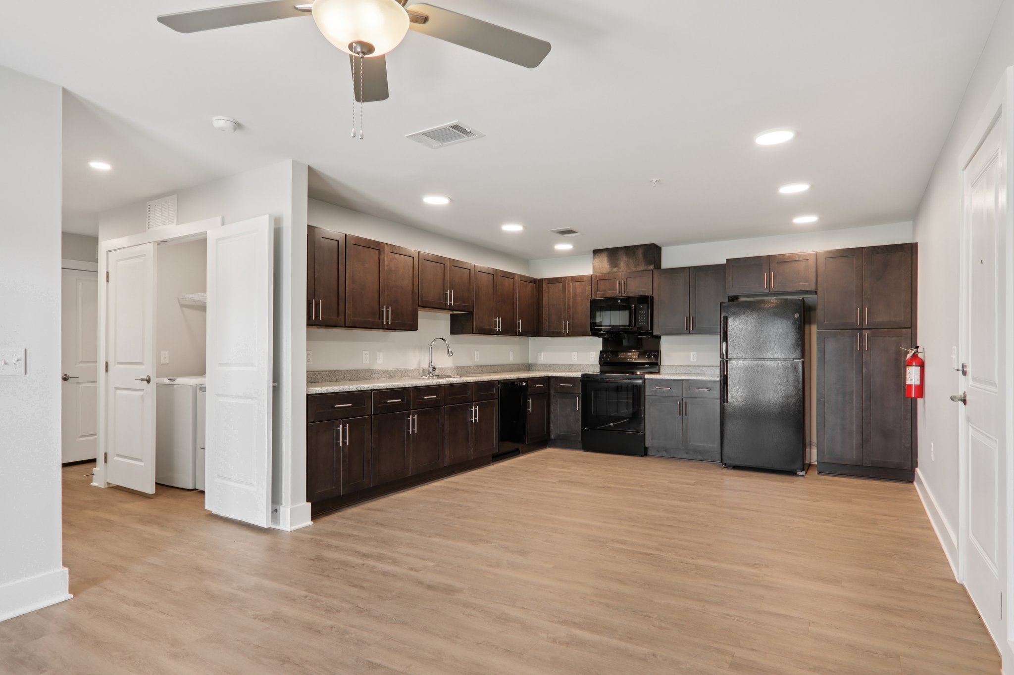 kitchen at Cherokee Landing located in Greenville, SC